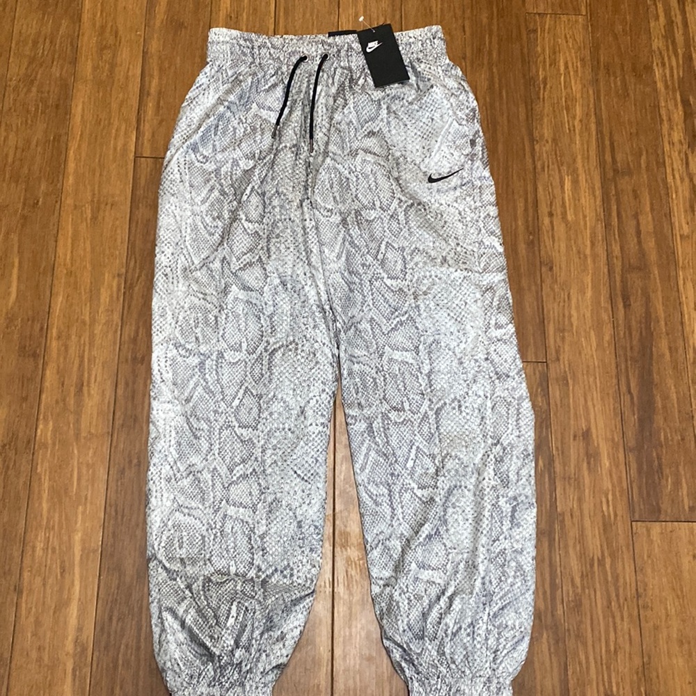 Nike Gray Snake Print Track Pants